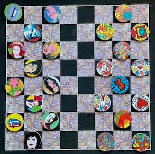 Master Checkers Warhol vs. Haring (Eric H. F. Law)
