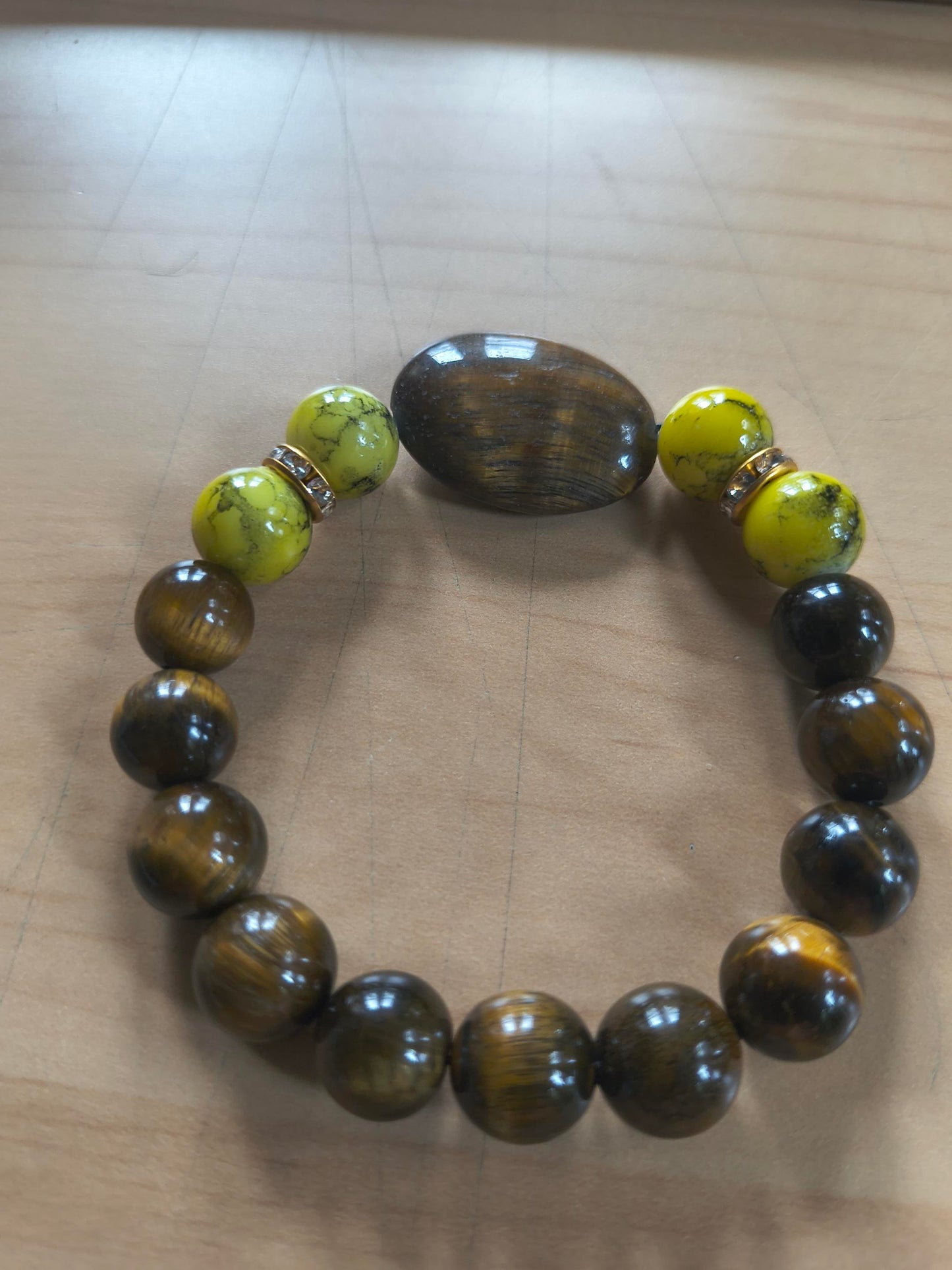Golden tiger's eye bracelet (David Burr) – 2