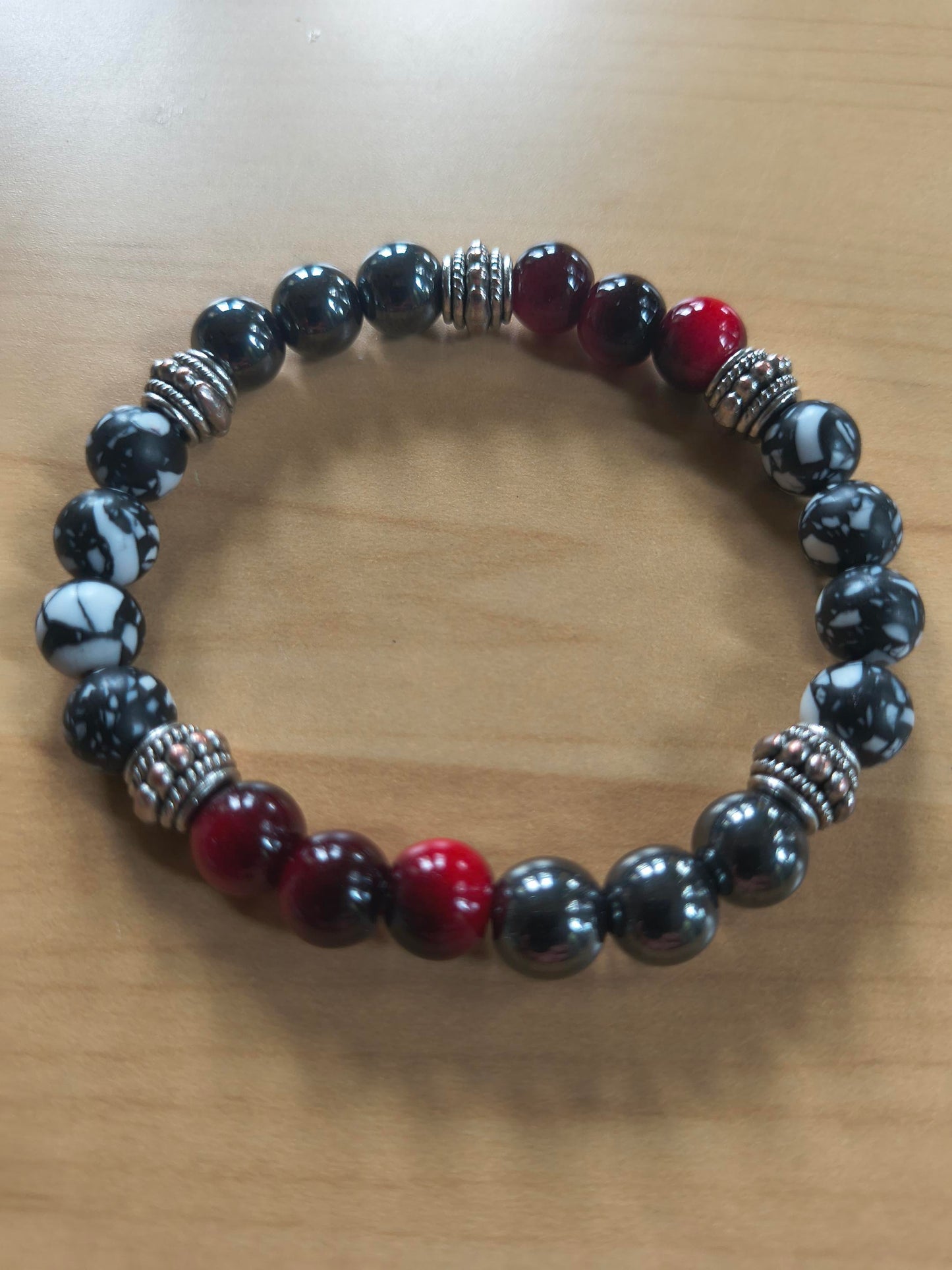 Dragon vein agate Bracelet (David Burr) – 2