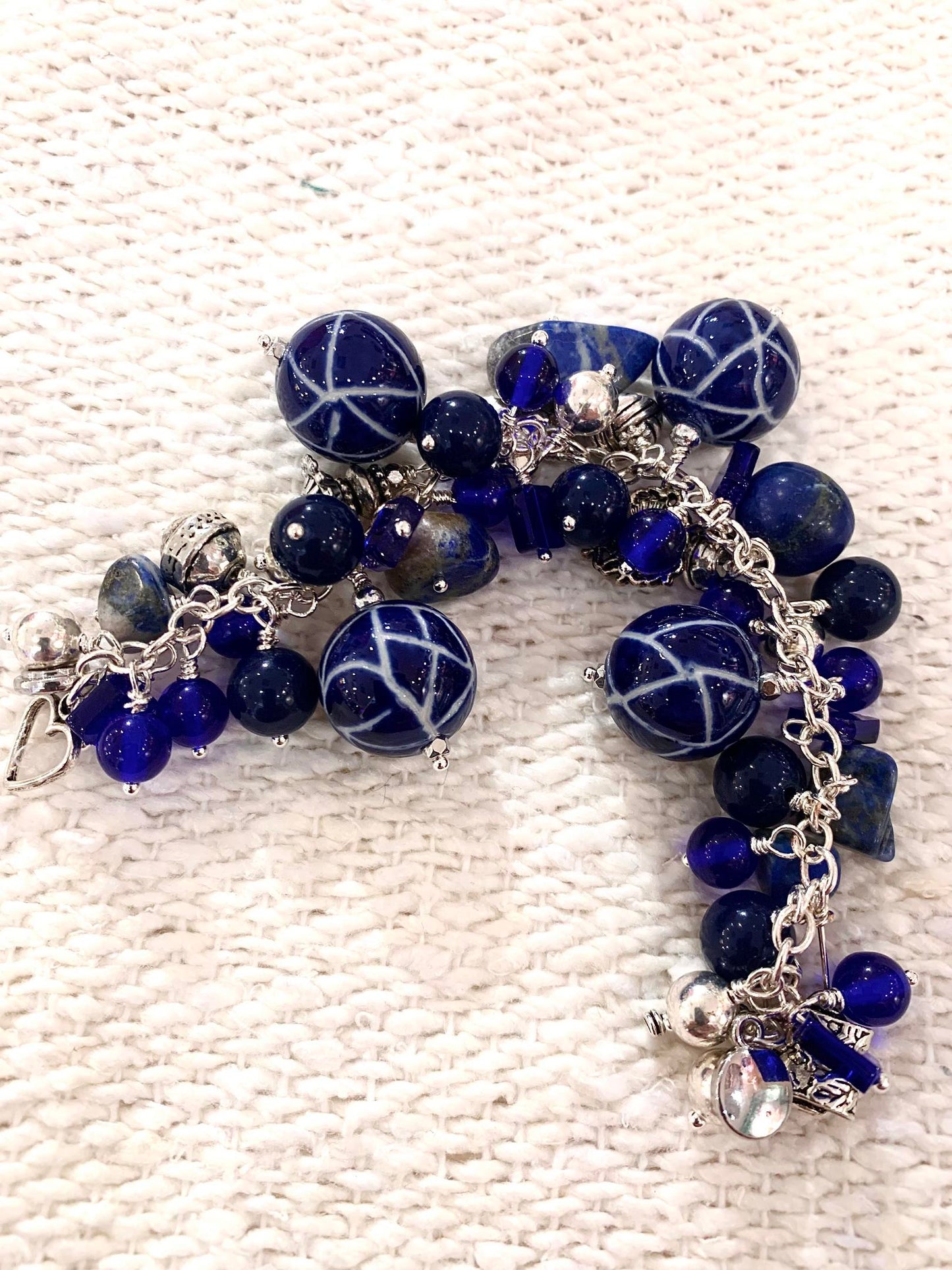 Cobalt Blue Chunky Bracelet (Cheryl Burss) – 2