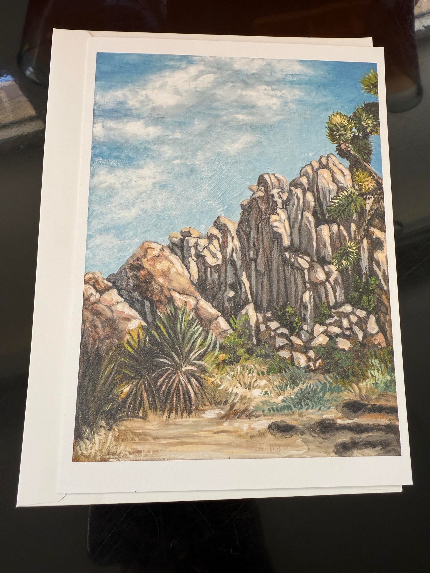 5x7 postcard and envelope Joshua tree (Anna Graham) – 2