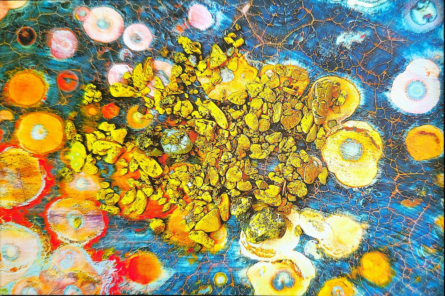 Mineral Landscape Jasper and Gold (Robert Pearson)