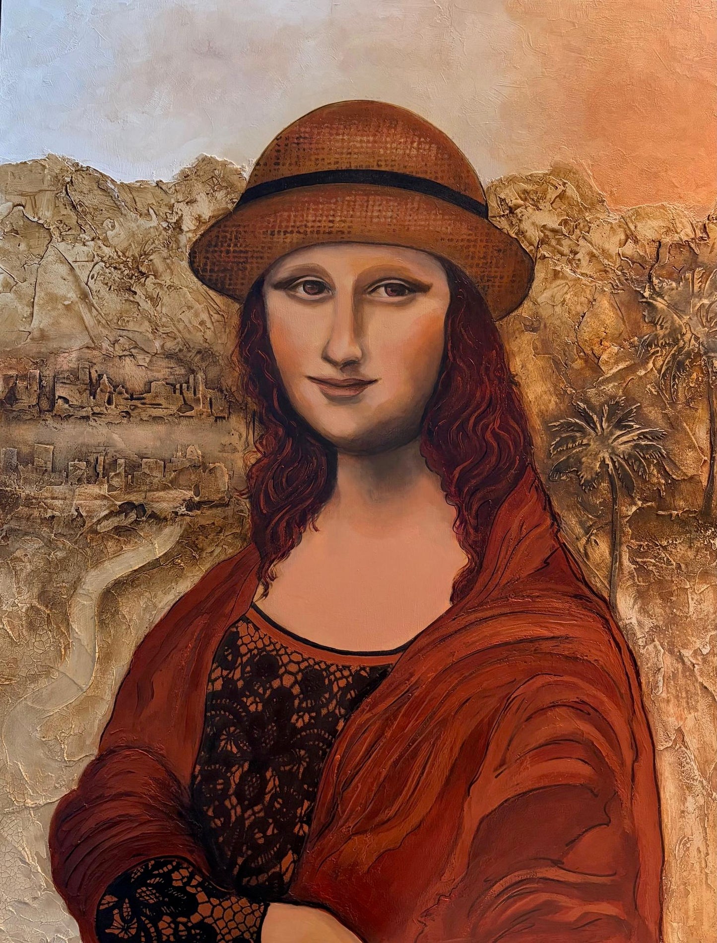 Mona Lisa in the Desert (Andrea Raft)