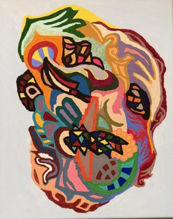 Psychedelic Bull (Shelly Kraft)