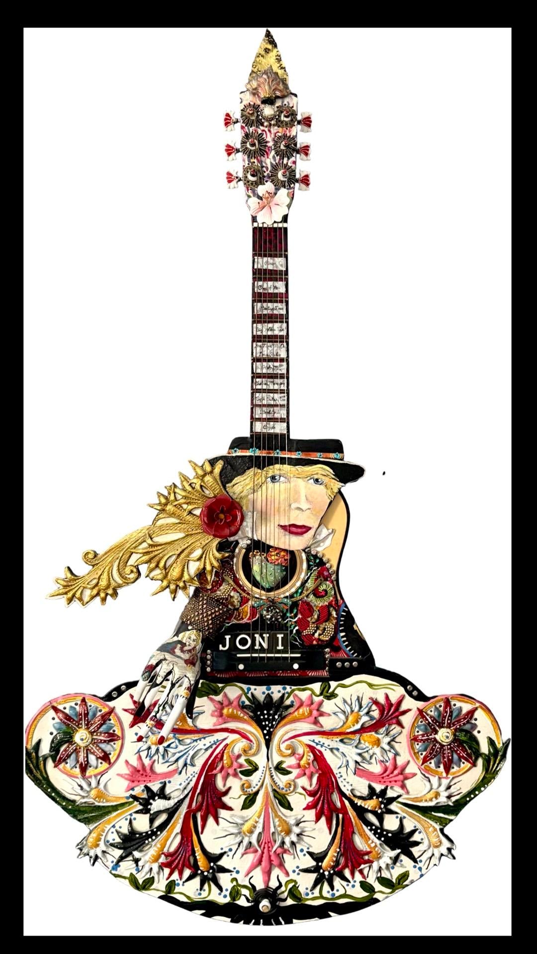Joni Mitchell Assemblage Guitar (Lauretta Lowell)