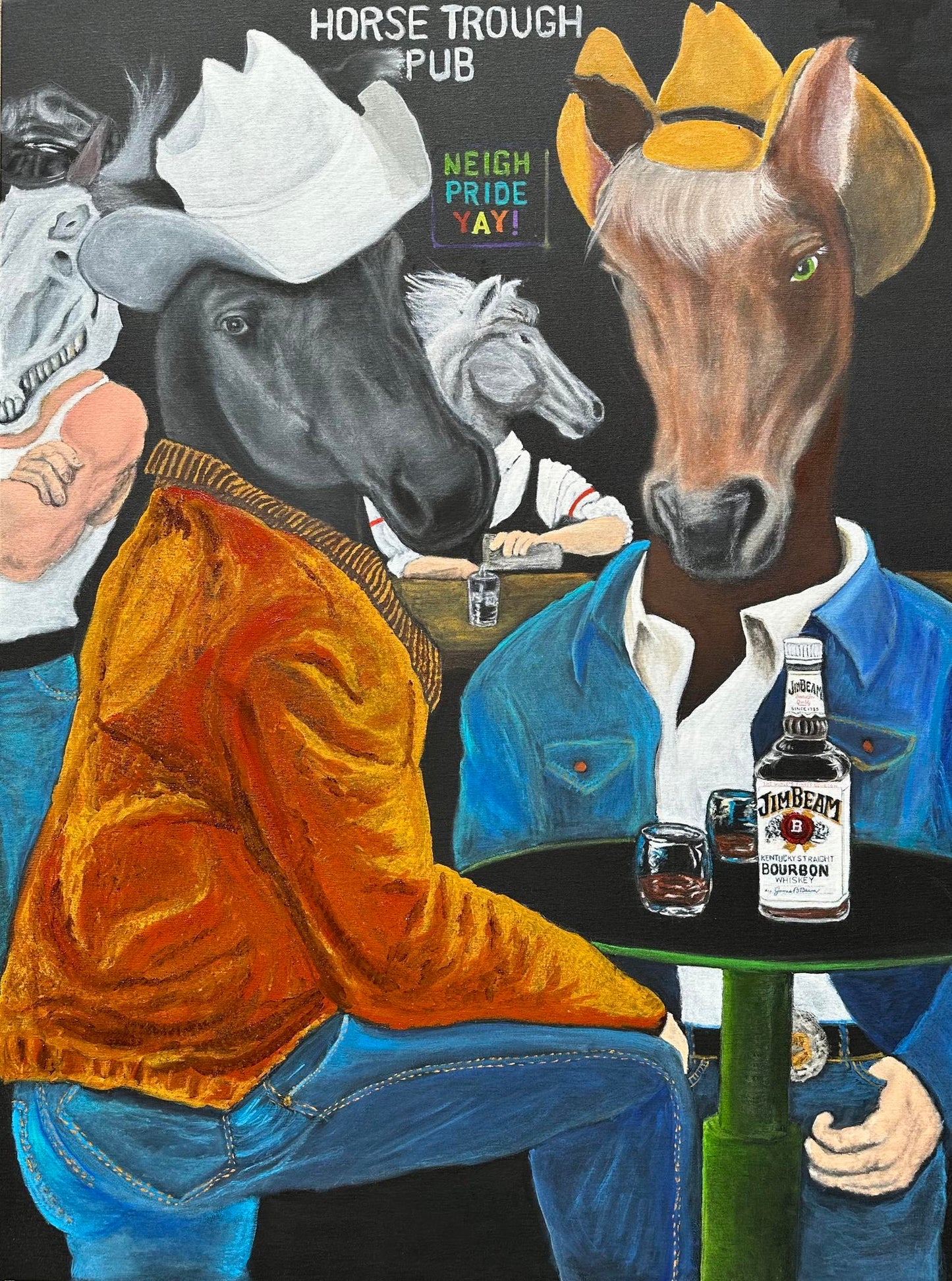 *SOLD* Four Horsemen Walked into a Bar