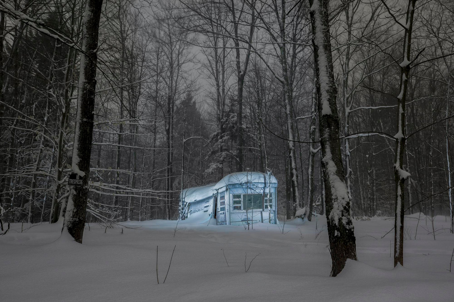 6 16 pm. Plot Road. Johnson, Vermont. February 12, 2017