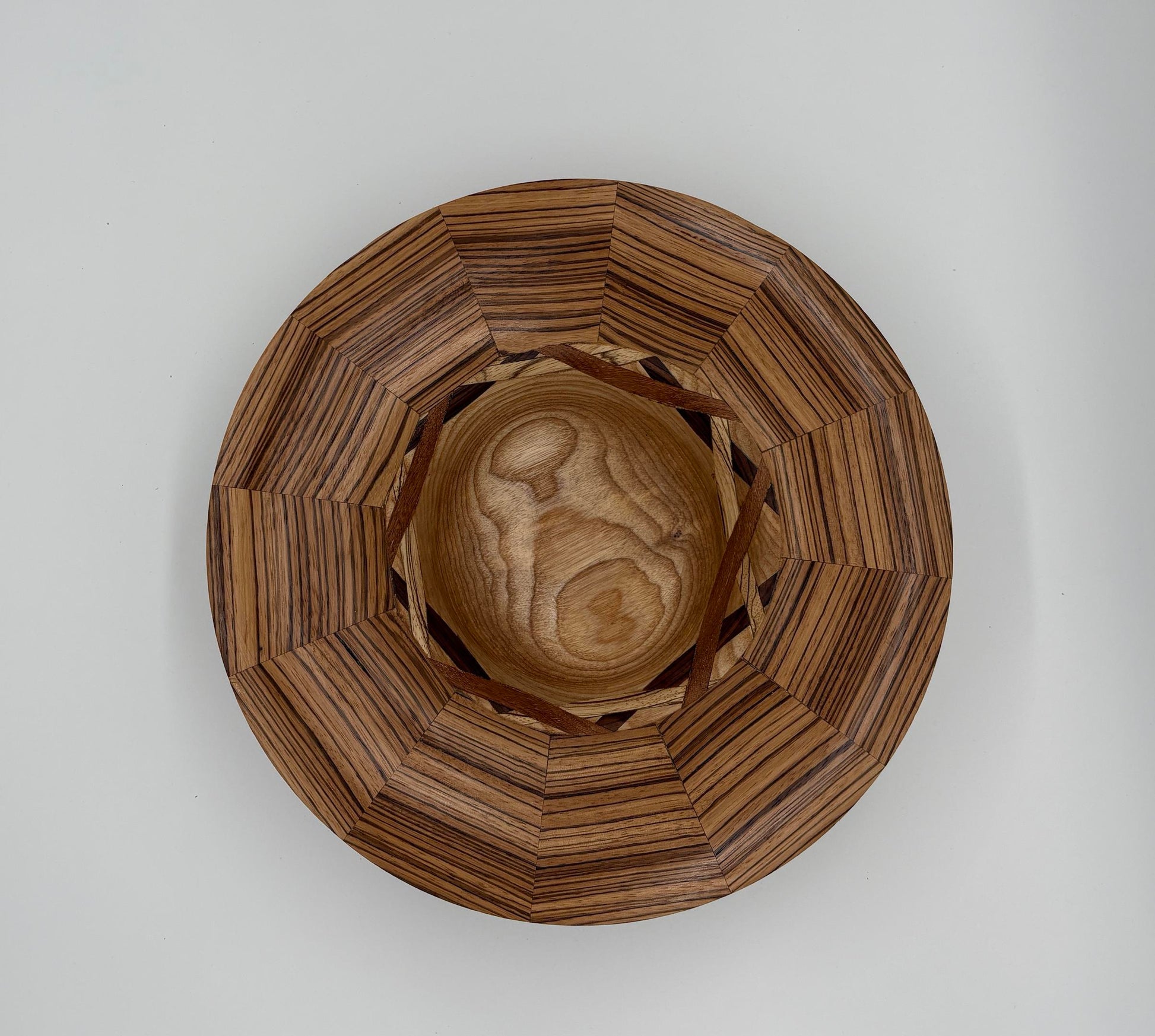 3 cross mixed bowl with Zebrawood trim (Jim Spalding) – 2