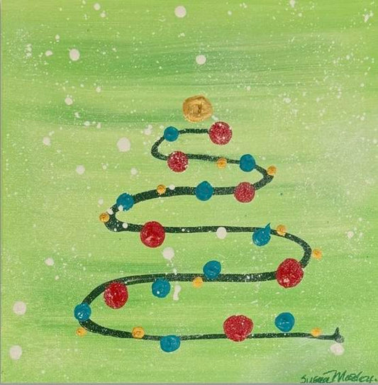 Snowy Holiday Tree (Susan Masley Thomas)