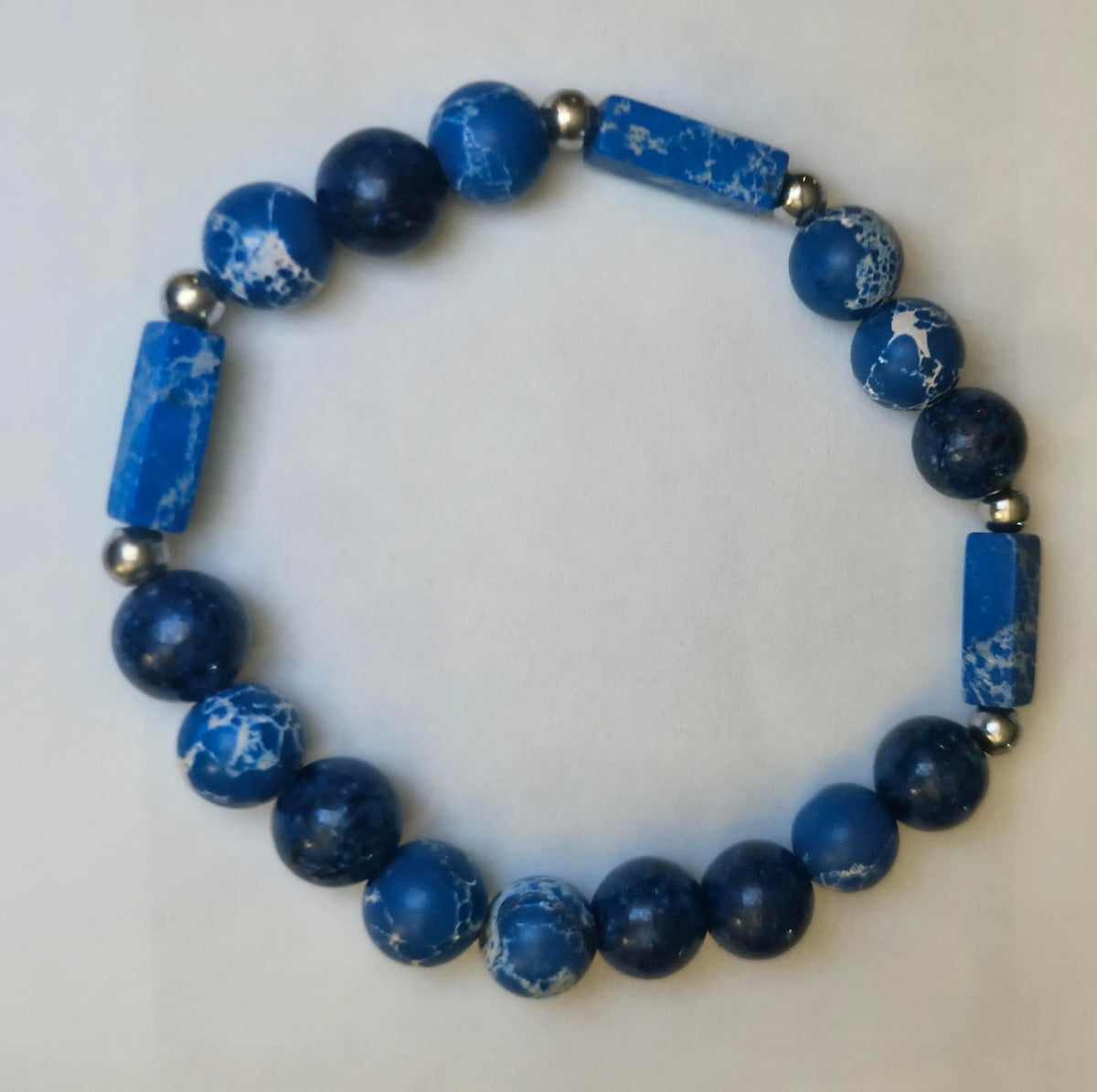 Blue stone bracelet (David Burr) – 2