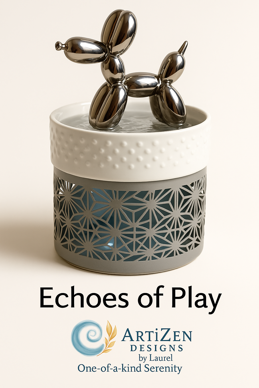 Echos of Play Table Top Fountain (Laurel Fuqua) – 2