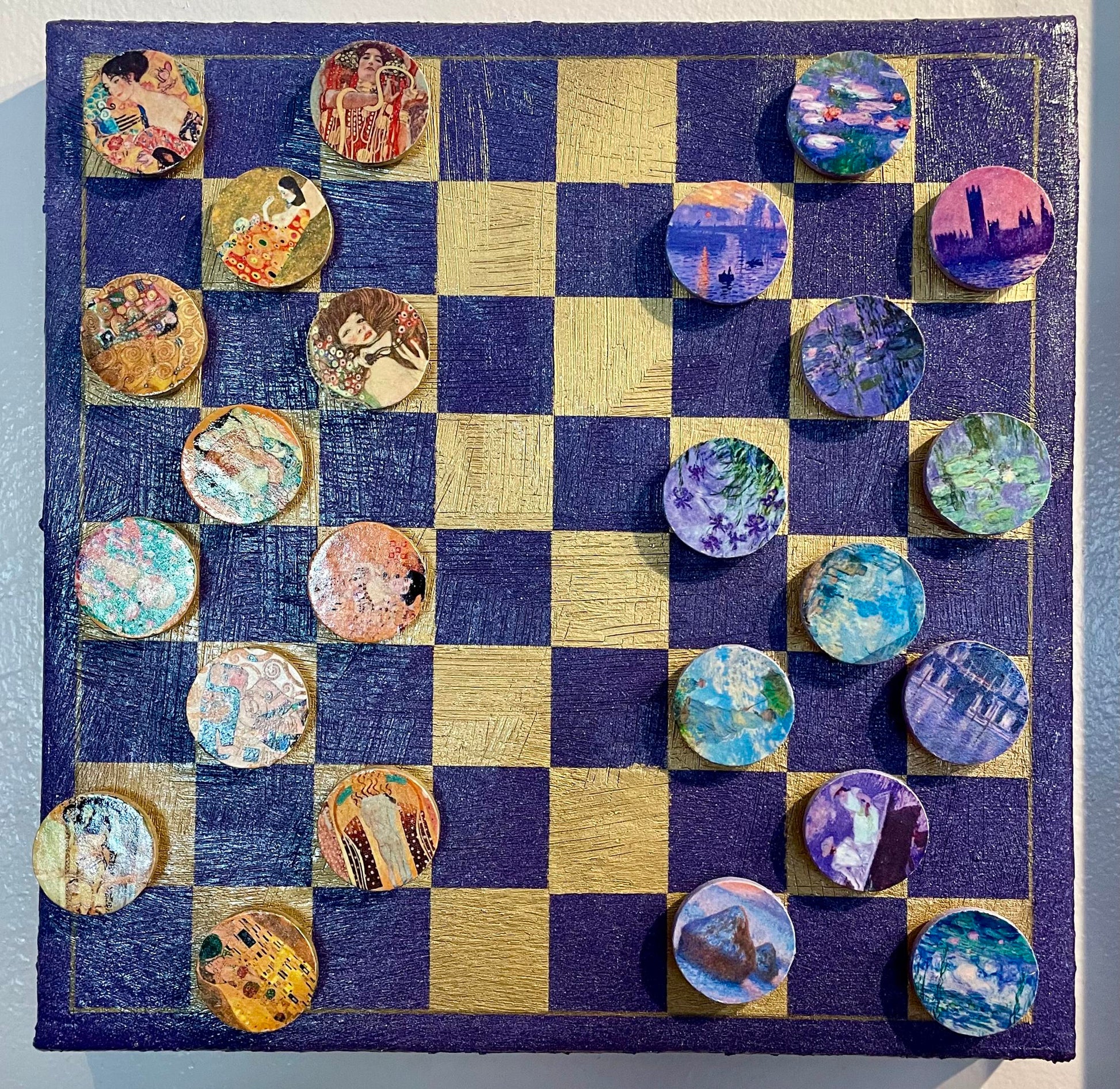 Master Checkers -Klimt vs. Monet (Eric Law) – 2