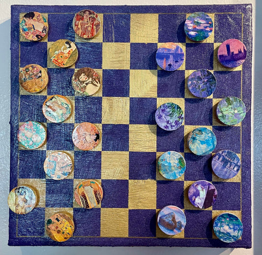 Master Checkers -Klimt vs. Monet (Eric Law) – 2