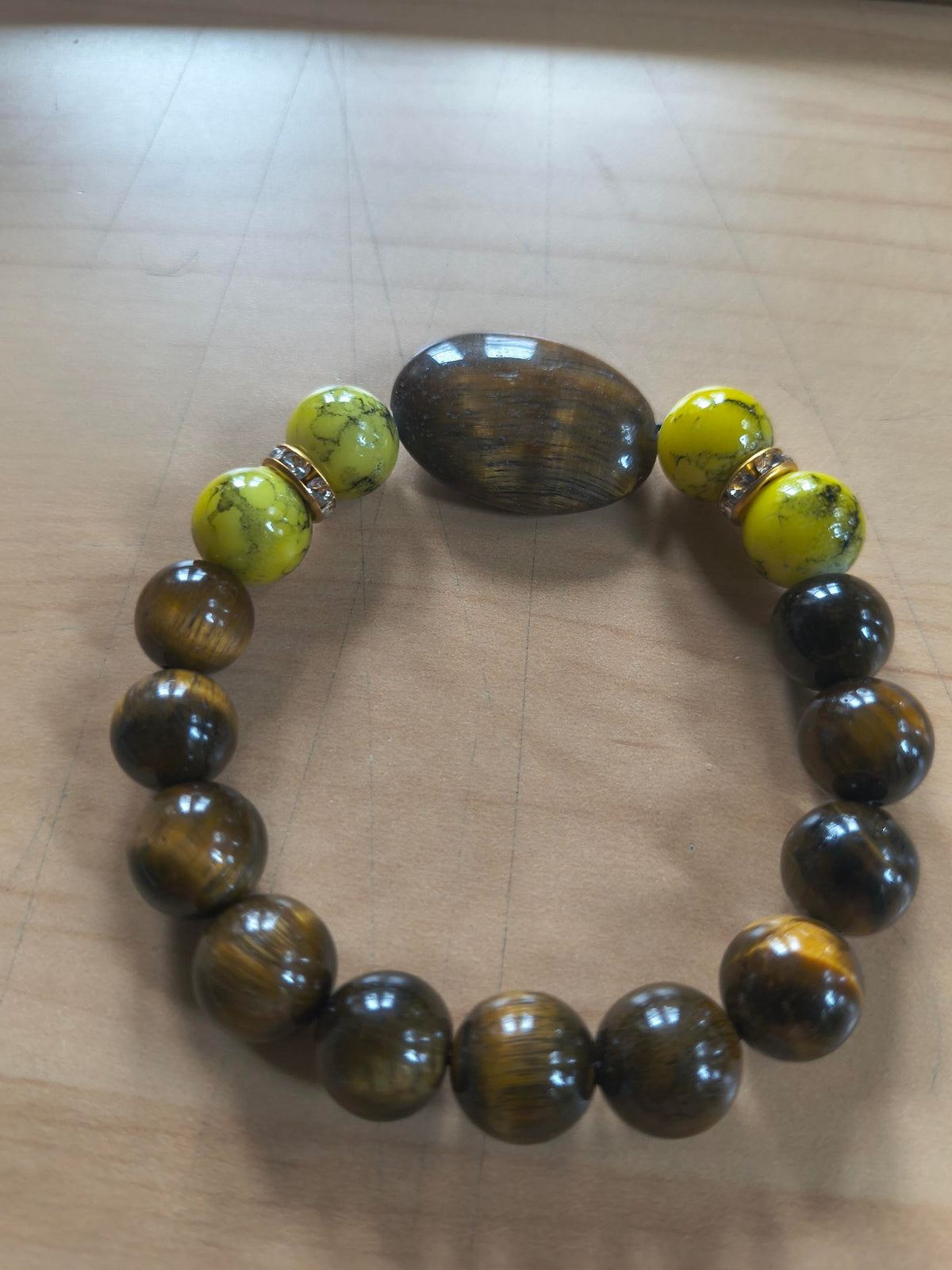 Golden tiger's eye bracelet (David Burr) – 2