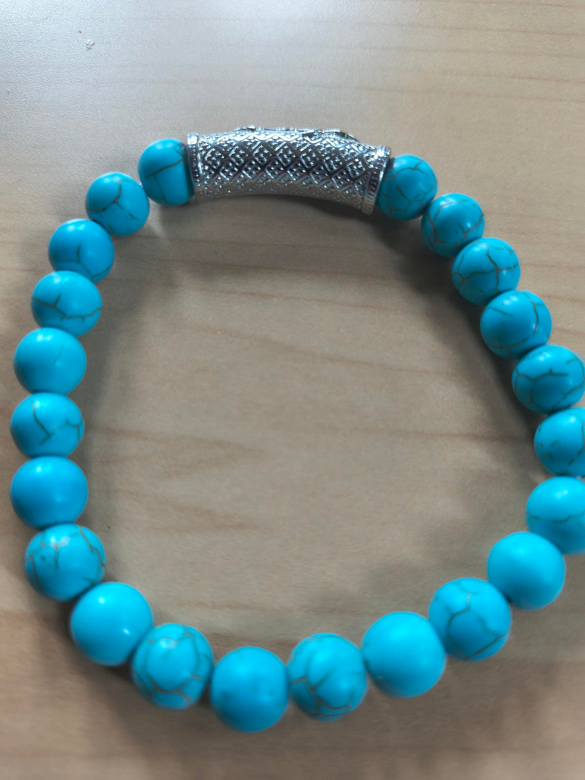 Turquoise howlite bracelet (David Burr) – 2