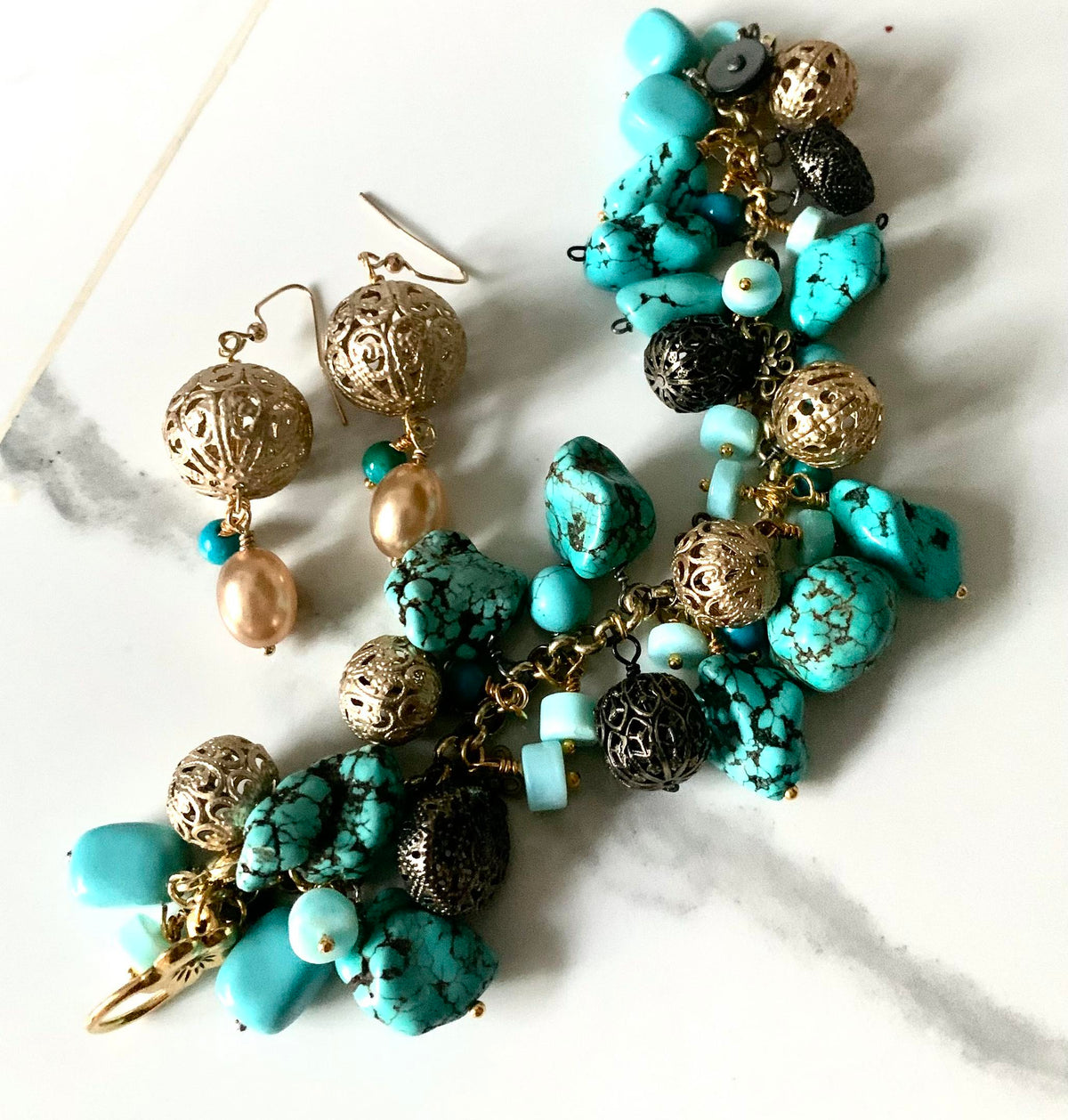 Tourquoise Chunky Bracelet (Cheryl Burss) – 2