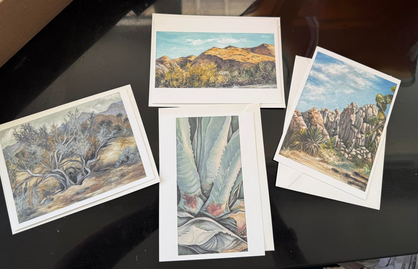 Desert landscape postcard envelope set giclee (Anna Graham) – 2