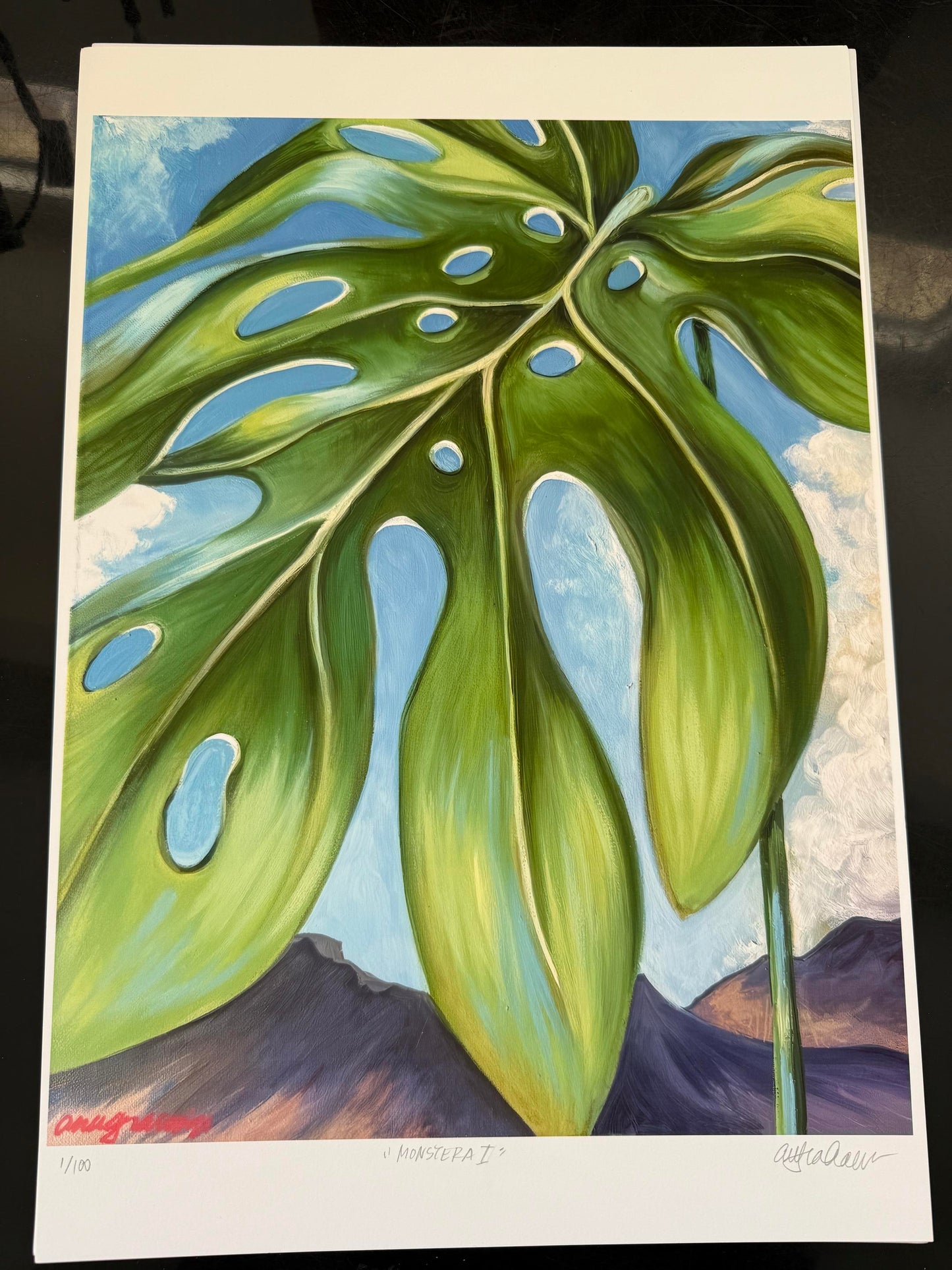 Monstera giclee s/n (Anna Graham) – 2