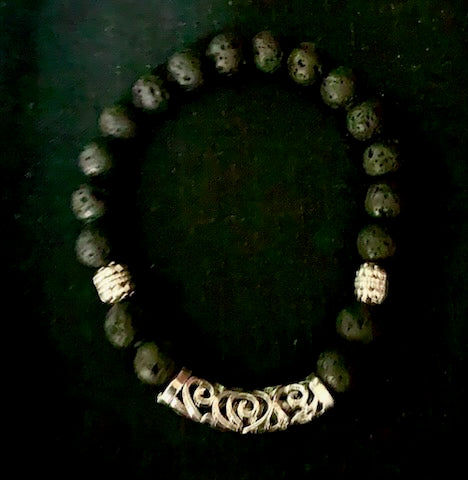 Black Lava bracelet (David Burr) – 2