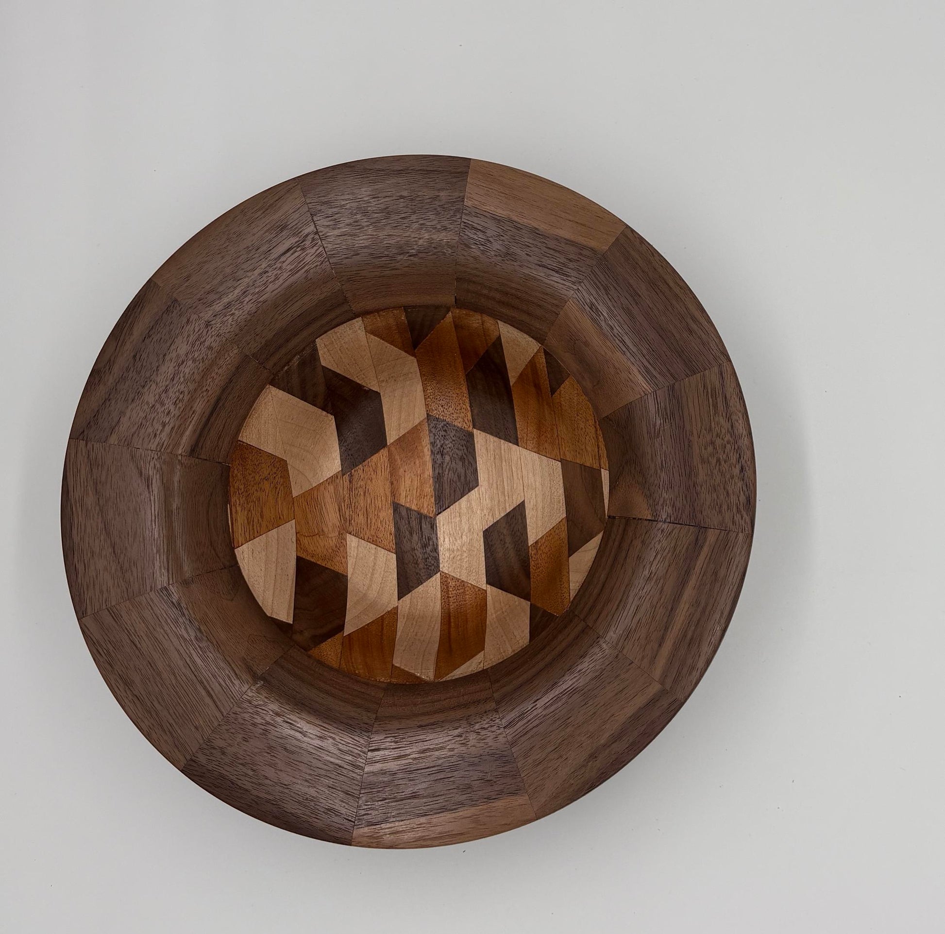 Mixed Wood bowl with Zebrawood trim (Jim Spalding) – 2