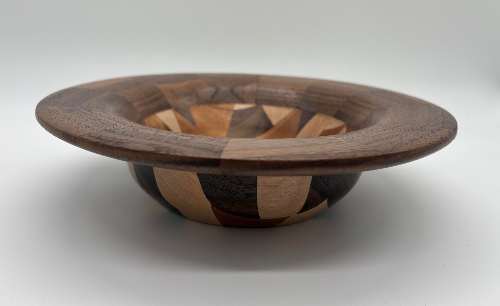 Mixed Wood bowl with Zebrawood trim (Jim Spalding) – 2