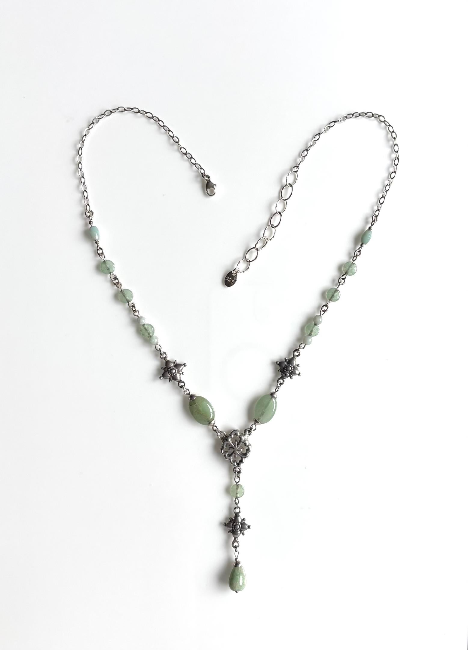 Green Aventurine Y-Necklace (Carol Koch) – 2