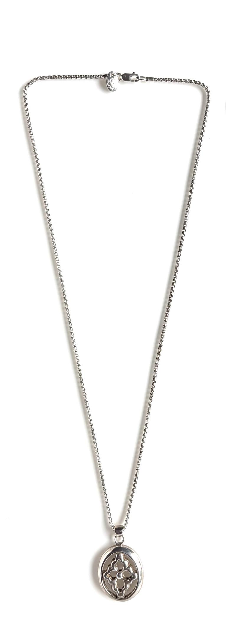 PD003 Hanabishi Oval pendant with bail (Carol Koch) – 2