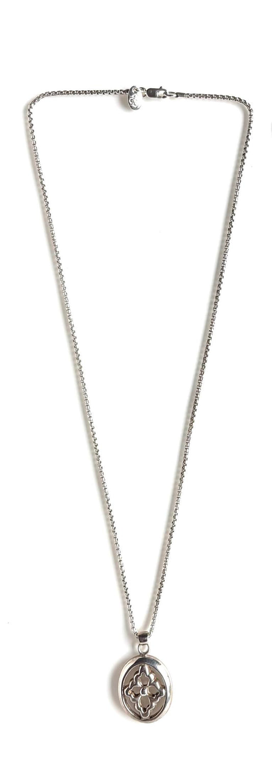 PD003 Hanabishi Oval pendant with bail (Carol Koch) – 2