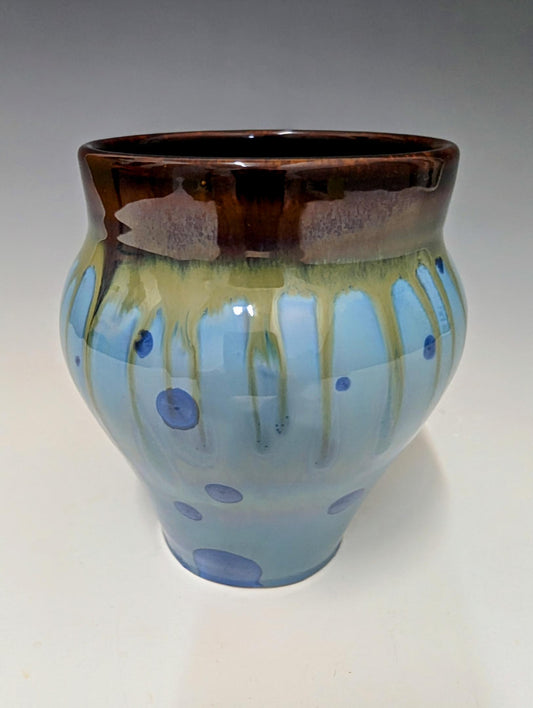 Crystal glazed ceramic vessel (Roark Shirley) – 2