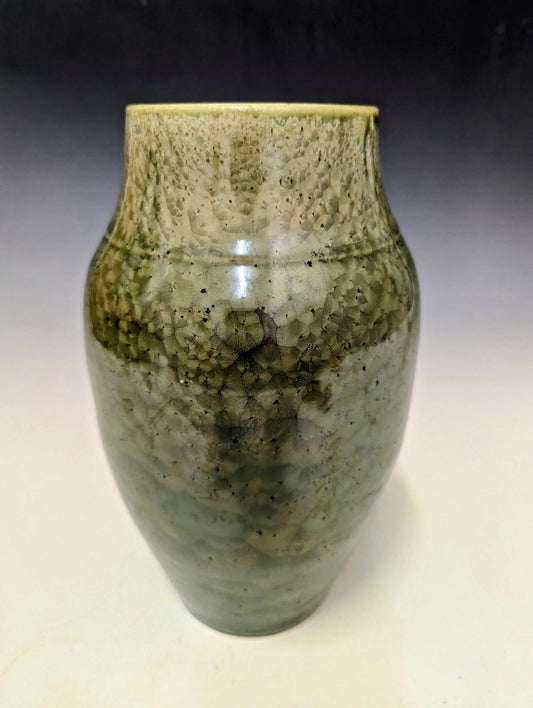 Crystaline glazed ceramic vessel (Roark Shirley) – 2