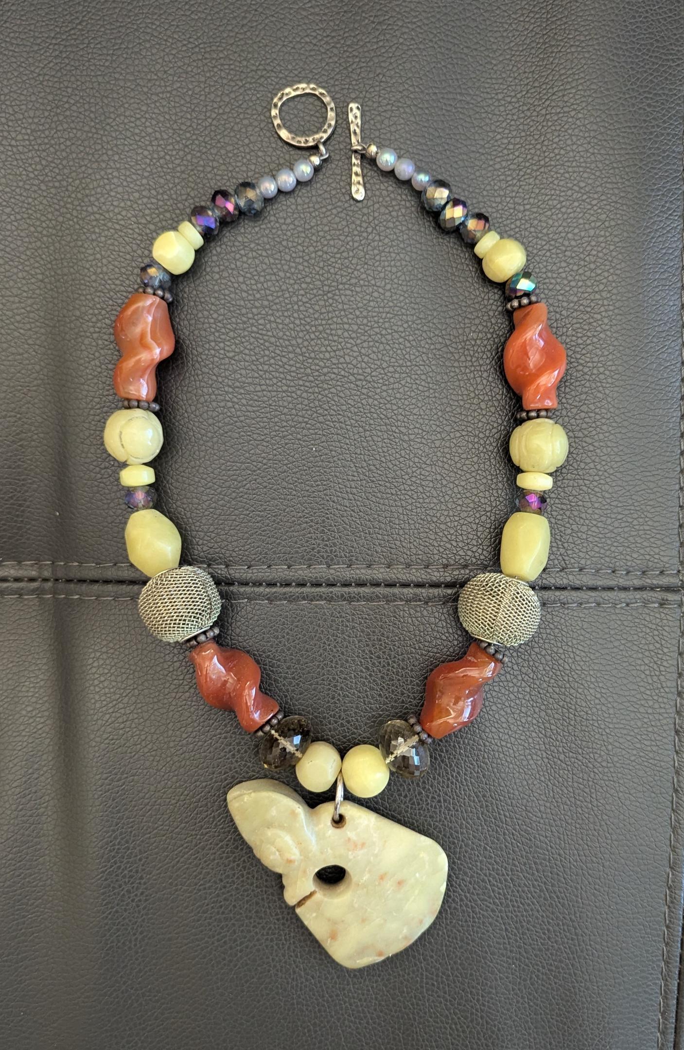 Serpentine pendant (Jean Bradley) – 2