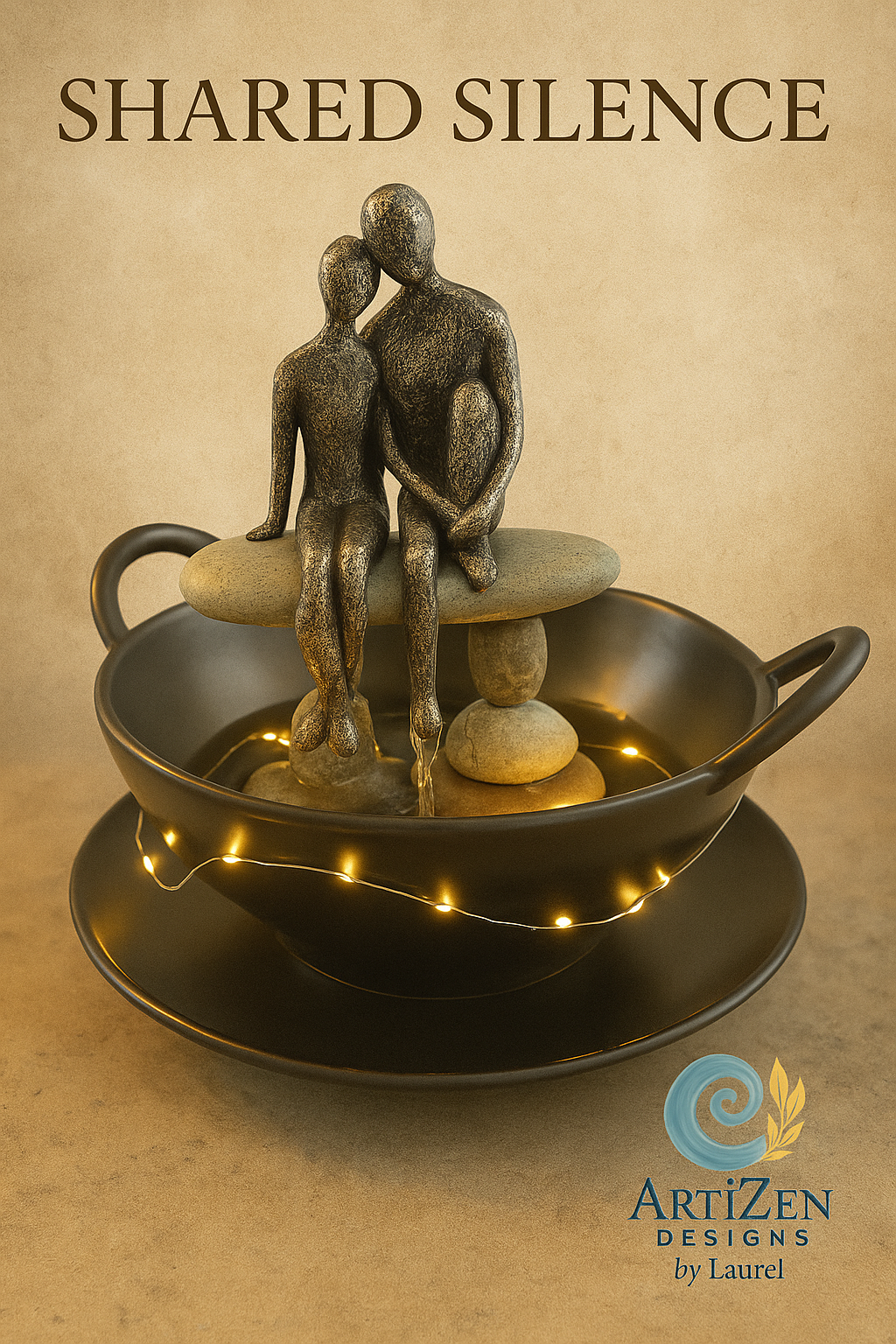 Shared Silence Desktop Fountain (Laurel Fuqua) – 2