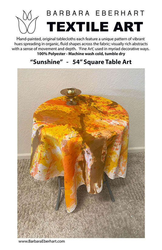 Hand-painted Tablecloth (Barbara Eberhart) – 2