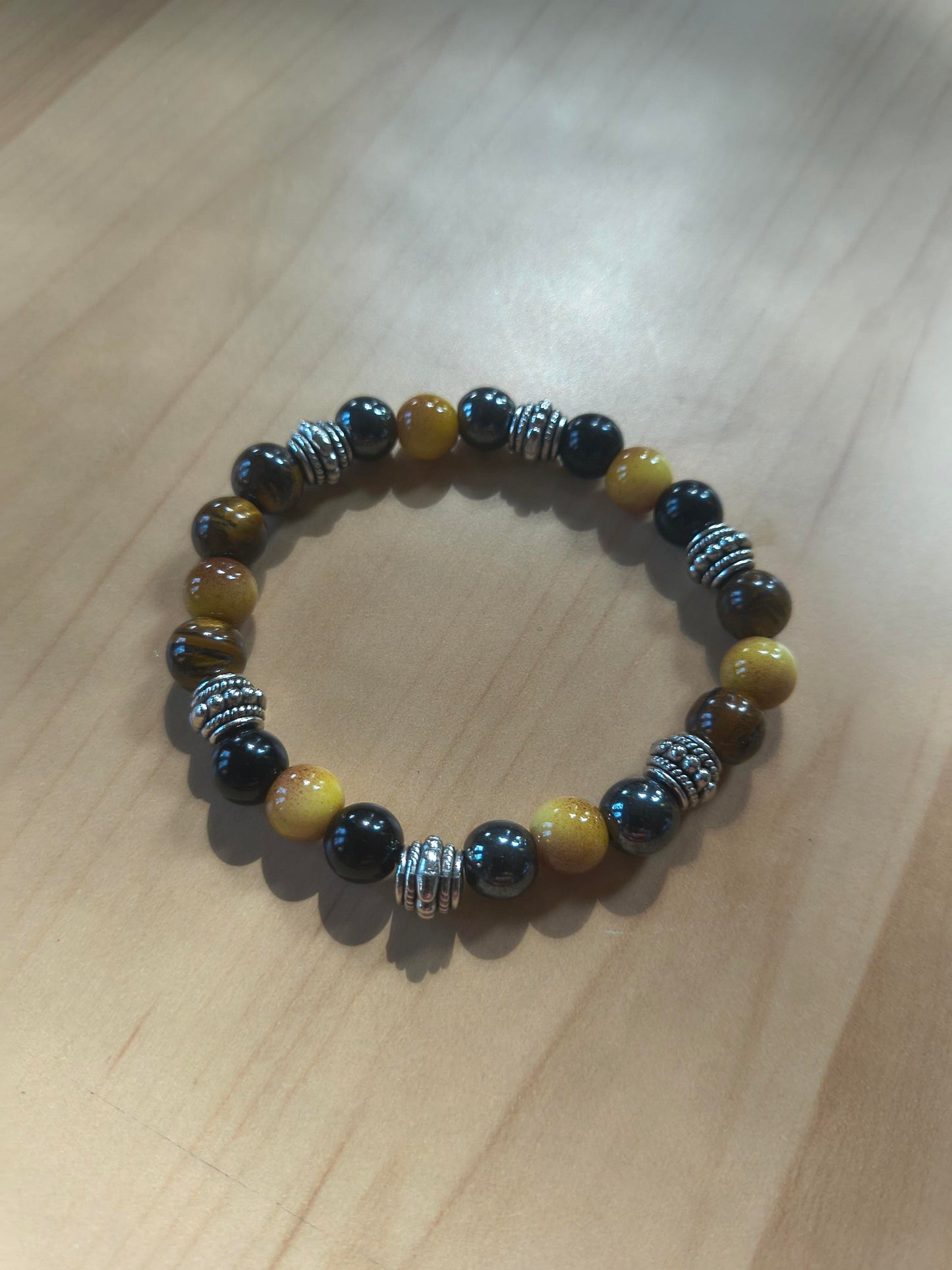 Tiger Eye & Hematite bracelet (David Burr) – 2