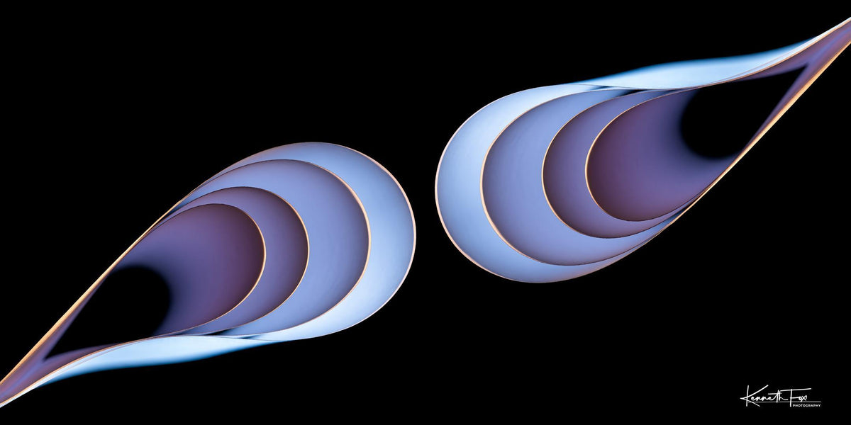 Nested in Light No. 1 Blue Echoes Reflected (Kenneth Fox)