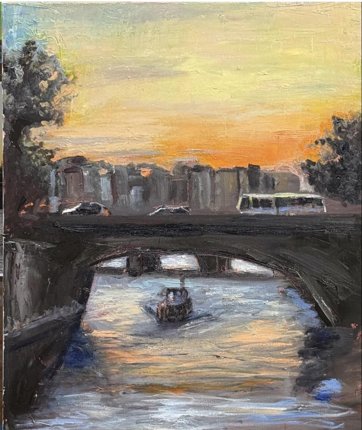 Sunset over the Seine (Micki Shapiro)