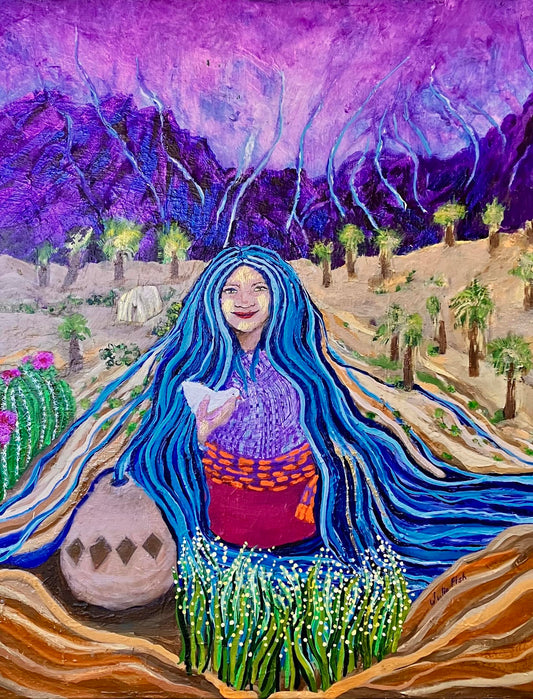 Madonna of the Desert Rain (Julie Fish)