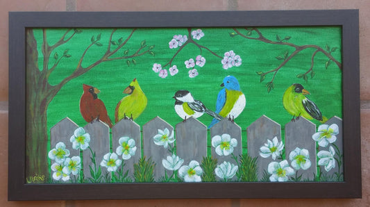 Friends on a Fence