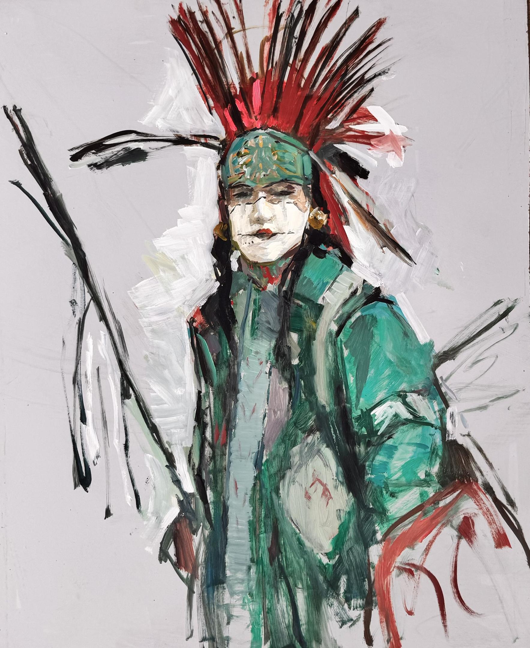 Red Headress (Michael Cedeno)
