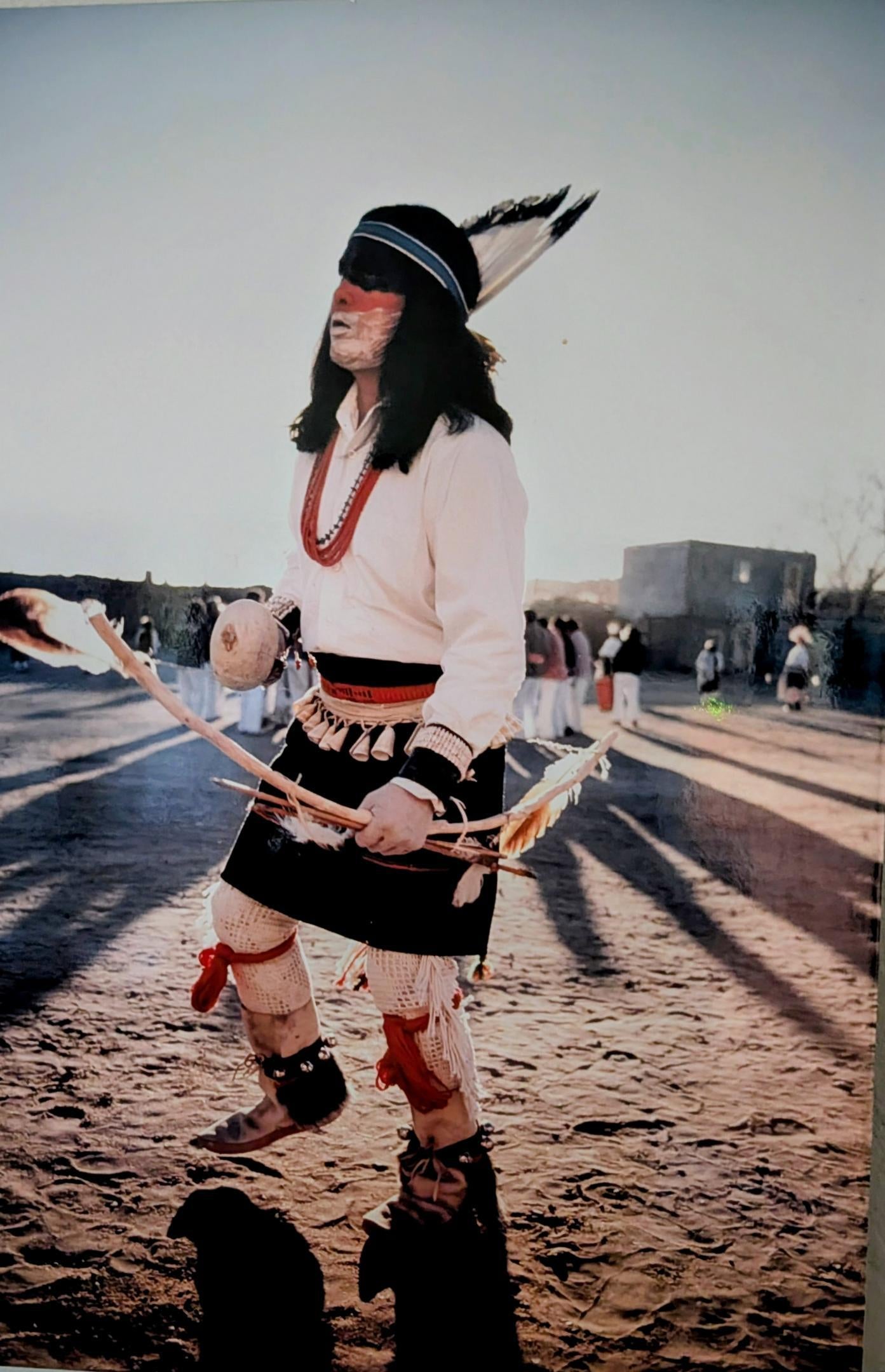 Teseuque Pueblo Dancer on King's Day, 1981 (Richard Seigle)