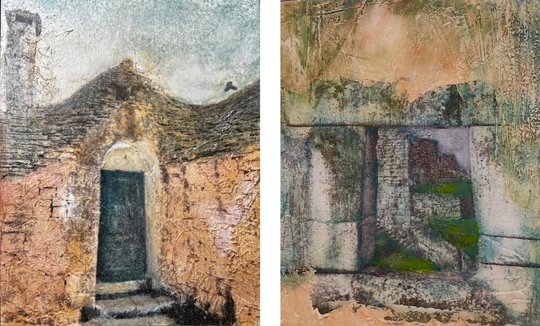 Alberobello, Italy  Machu Picchu, Peru diptych (Diane Kolasinski)