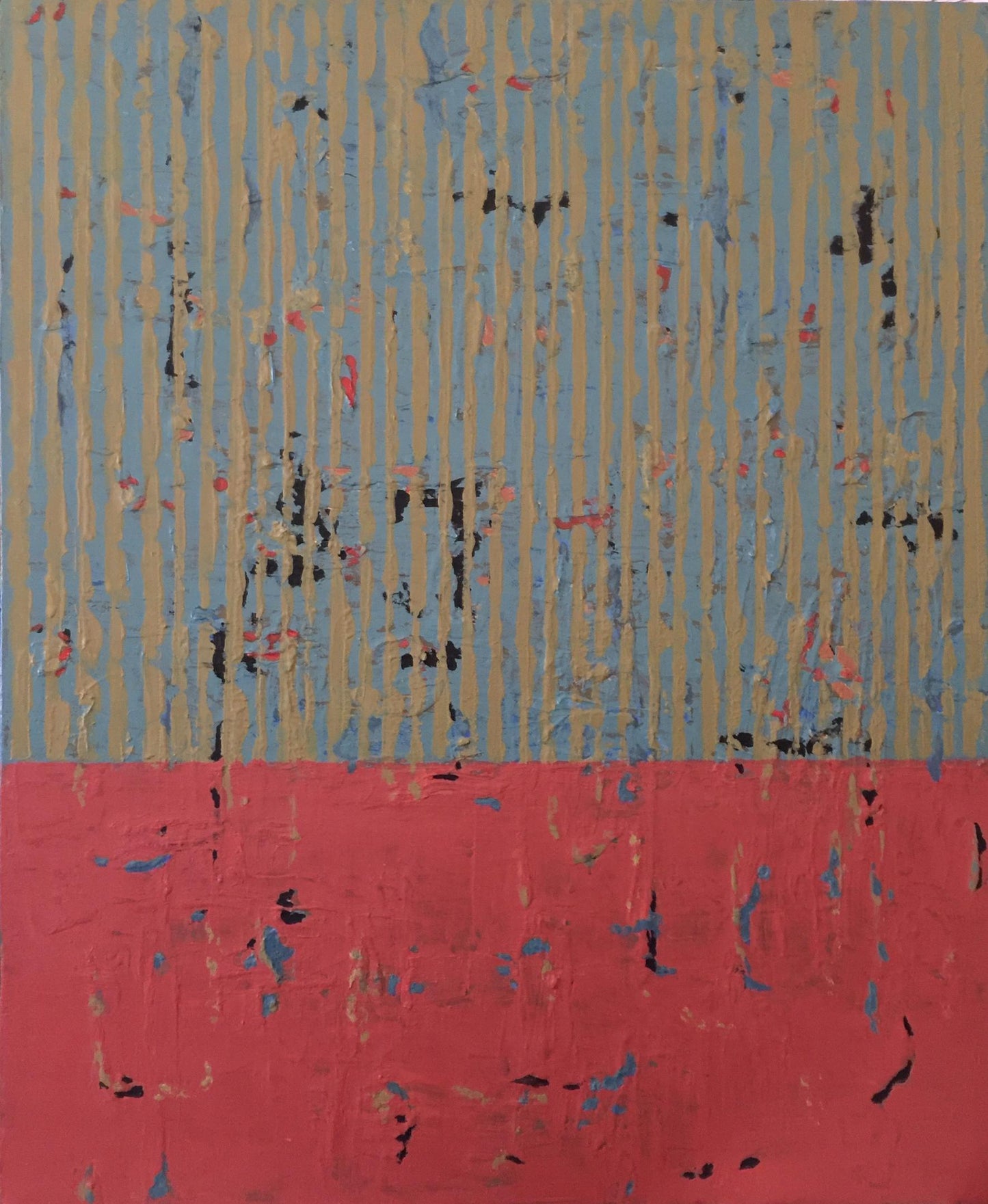 Green over Red composition (Dina Budginas)