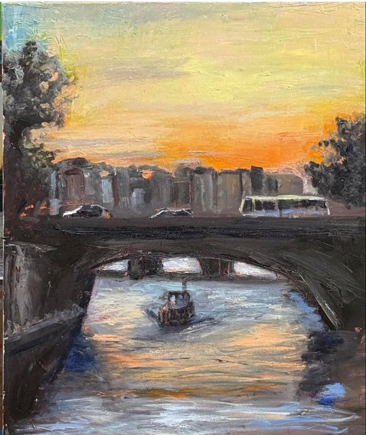 Sunset over the Seine (Micki Shapiro)