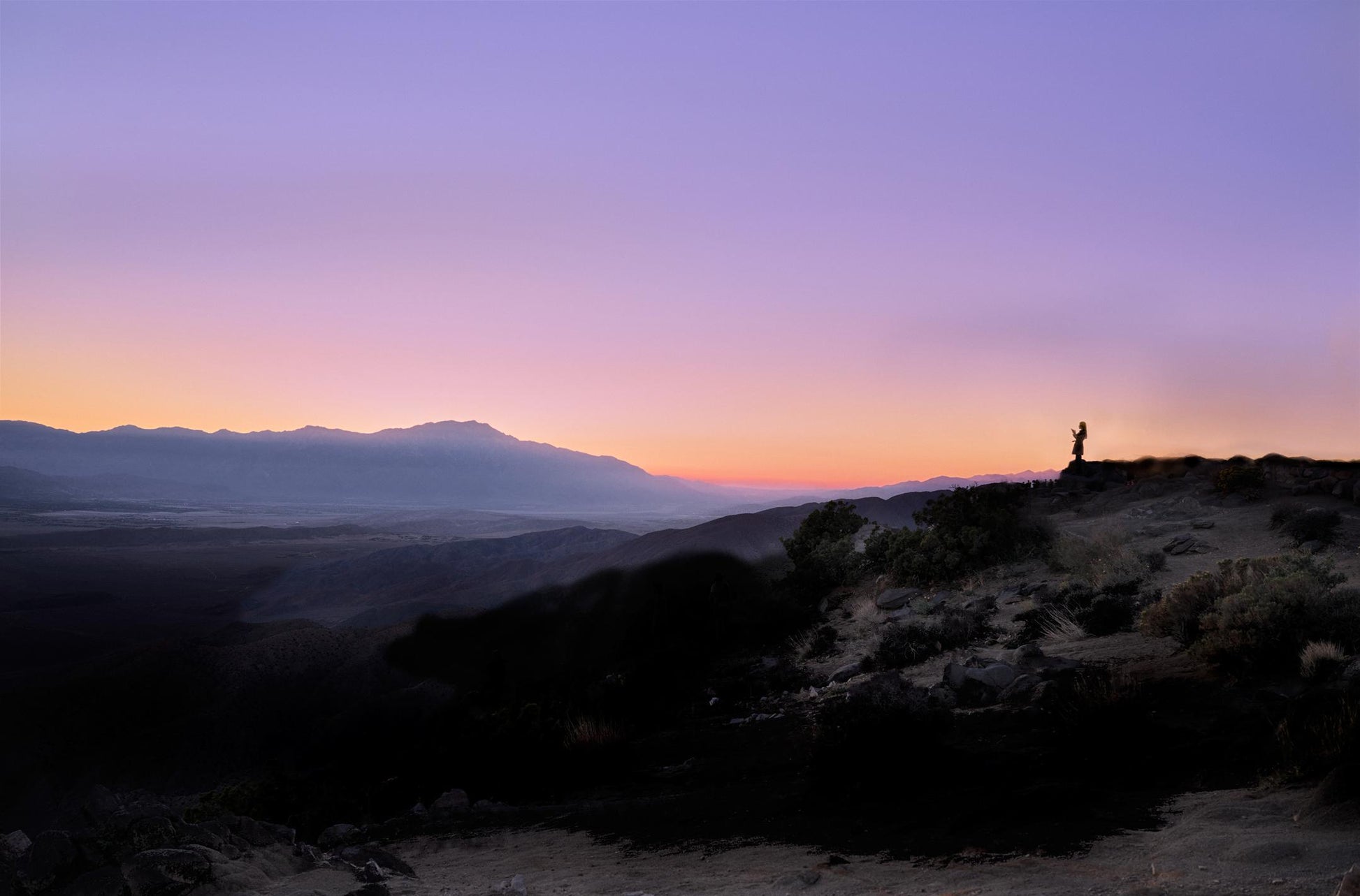 Coachella Valley Dusk Keys Point (Melissa Russo)
