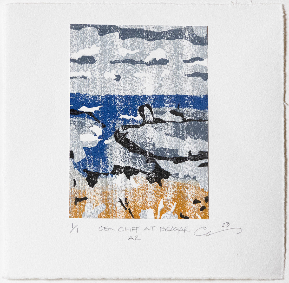 Sea Cliff at Bragar A2 (Carol Mannas) – 2