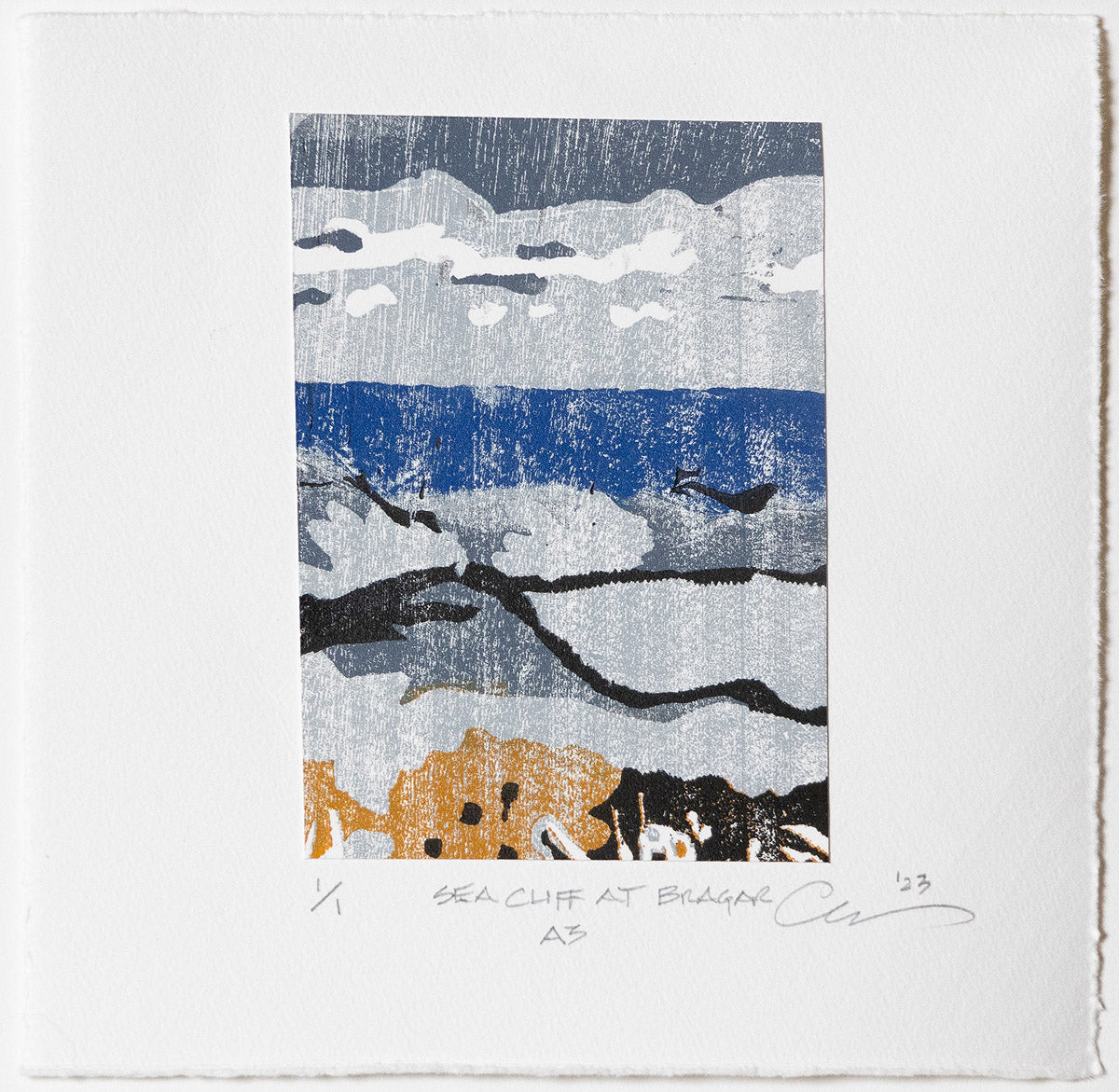 Sea Cliff at Bragar A3 (Carol Mannas) – 2